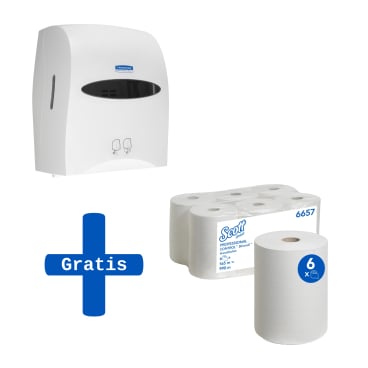 Aktionsset No Touch Handtuchspender - Kimberly-Clark Set für hygienische Waschräume - Med-Praxisbedarf