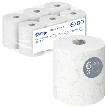 Kleenex Ultra Rollenhandtücher 2-lagig - Für Arztpraxen und Kliniken, hoher Komfort - Med-Praxisbedarf