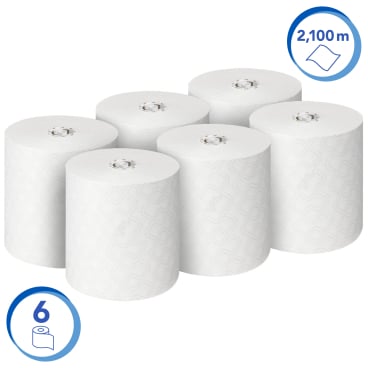 Rolle mit SCOTT Essential Handtuchpapier, 350 m - Breite 19,8 cm für gewerbliche Nutzung - Med-Praxisbedarf