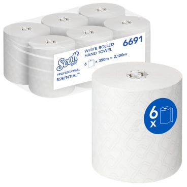 Wirtschaftliche Handtuchrolle SCOTT Essential 350 m - 19,8 cm breit, für medizinische Waschräume - Med-Praxisbedarf