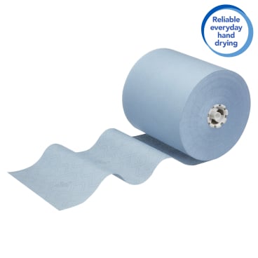 Handtuchspender mit SCOTT Essential Rolle - 19,8 cm Breite und 350 Meter Länge - Med-Praxisbedarf
