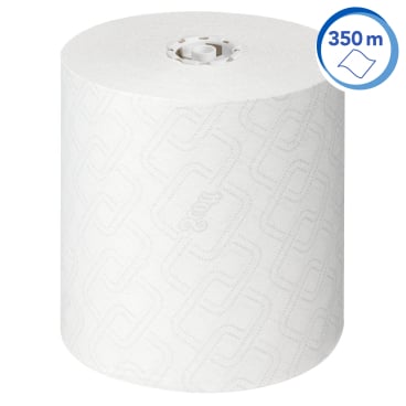 SCOTT Essential Handtuchrolle 19,8 cm x 350 m - für stark frequentierte Waschräume in Kliniken - Med-Praxisbedarf