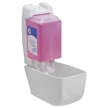 SCOTT Essential Seife für Vielnutzer - Schaumseife rosa, ergiebig für Praxis und Klinik - Med-Praxisbedarf