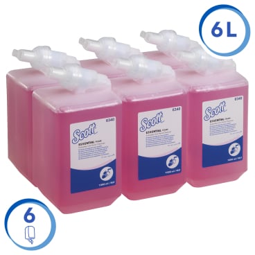 Schaumseife rosa mit Duft - SCOTT Essential für Waschräume mit starkem Betrieb - Med-Praxisbedarf