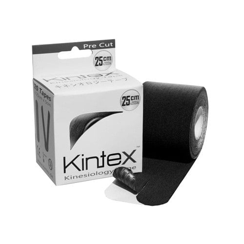 Kintex Precut Kinesiologie Tape in Anwendung - hautfarbenes, elastisches Tape für medizinische Zwecke - Med-Praxisbedarf