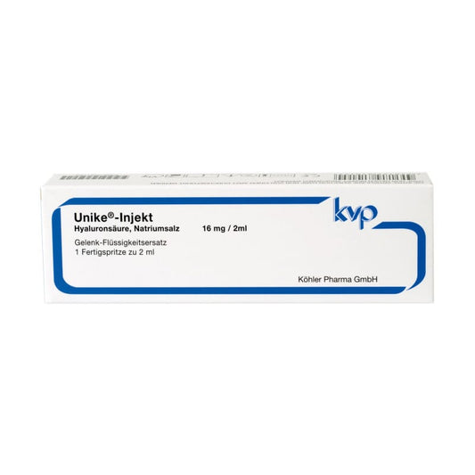 Unike Injekt Gelenkinjektion - Hyaluronsäure Injektionslösung von Köhler Pharma - Med-Praxisbedarf
