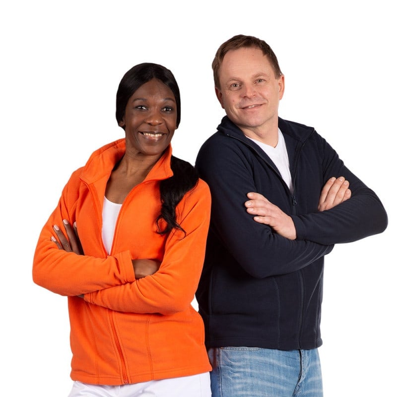 Kunath Fleece-Jacke Ruben - praktische und bequeme Jacke für medizinische Fachkräfte - Med-Praxisbedarf