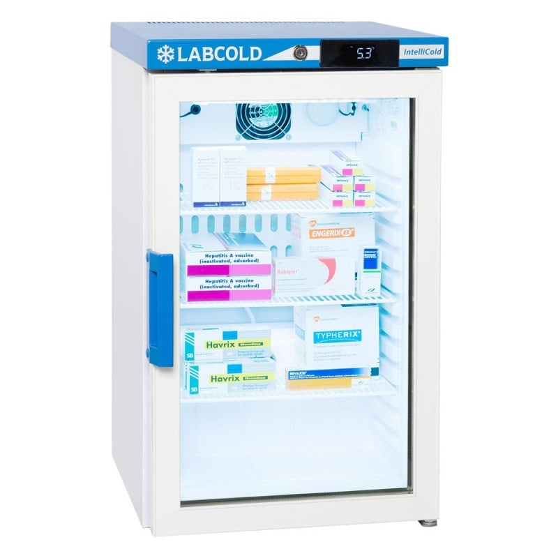 LABCOLD Arzneimittel-Kühlschrank 66 Liter - Digitale Temperaturanzeige und Alarmfunktion - Med-Praxisbedarf