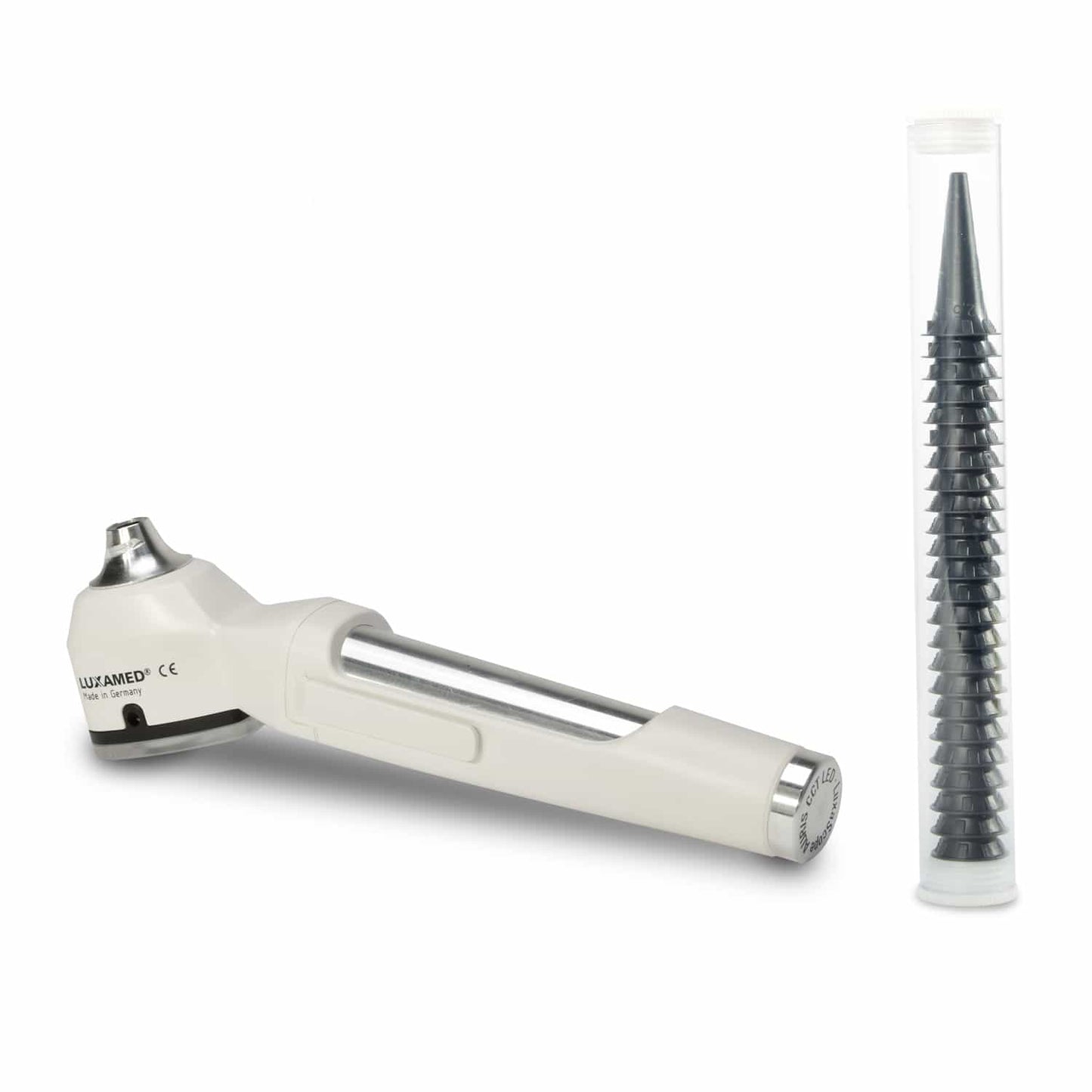 LuxaScope Auris CCT in Anwendung - LED-Otoskop zur Untersuchung des Ohres bei Patienten - Med-Praxisbedarf