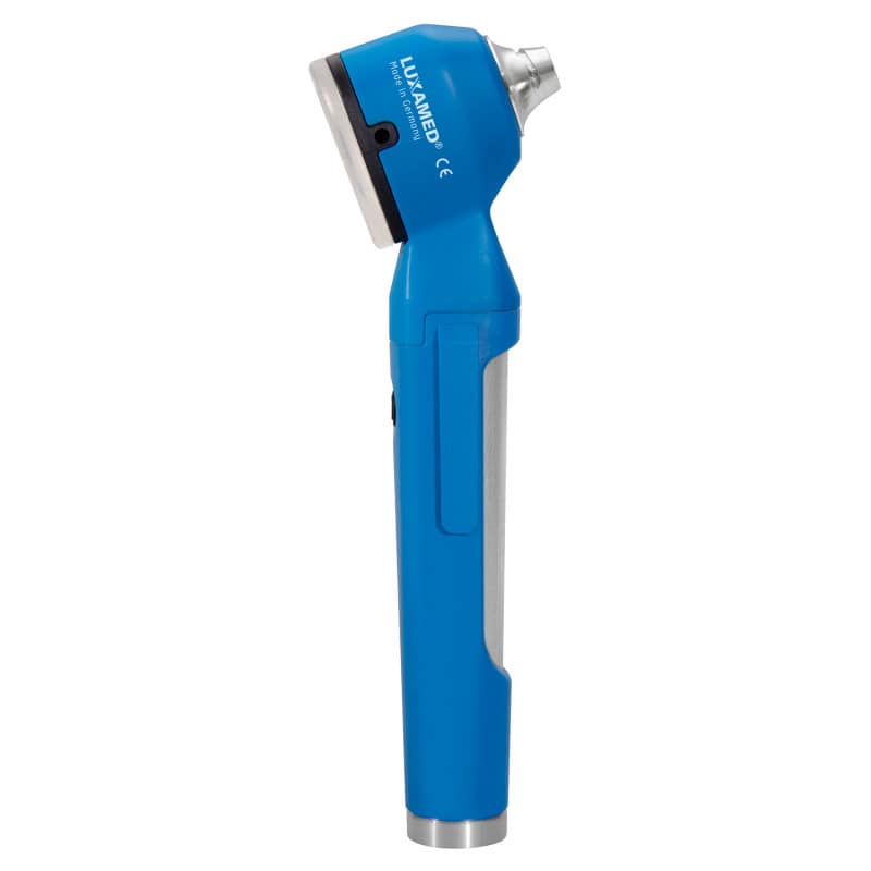 Otoskop LuxaScope Auris CCT - Detailansicht der LED-Ringe mit je vier LEDs - Med-Praxisbedarf