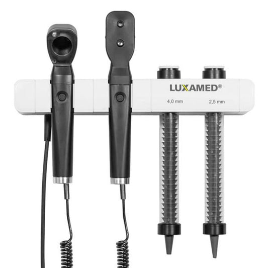 LuxaScope Diagnostik Center Wandsystem - Wandhalterung zur sicheren Aufbewahrung von Untersuchungsgeräten - Med-Praxisbedarf