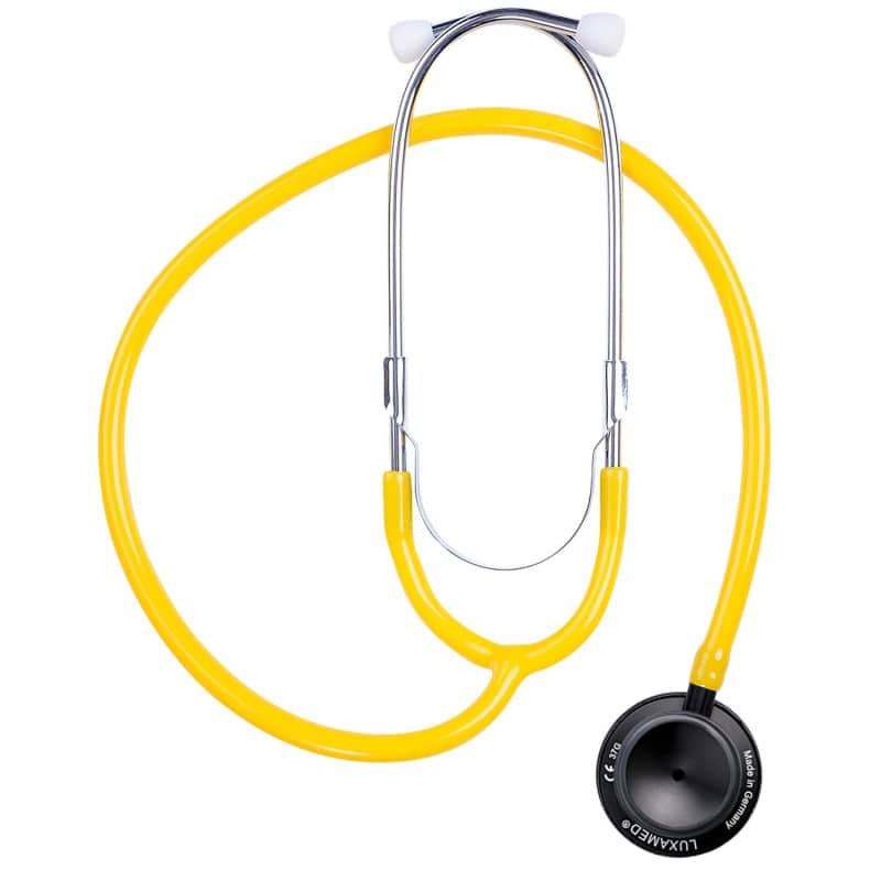 LuxaScope Sonus Double Flex in Blau - Auskultations-Stethoskop für Arztpraxis und Klinik - Med-Praxisbedarf