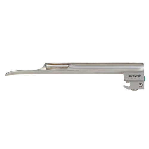 Luxamed F.O. Miller-Spatel mit integrierter Glasfaser - Laryngoskopspatel für optimale Beleuchtung - Med-Praxisbedarf