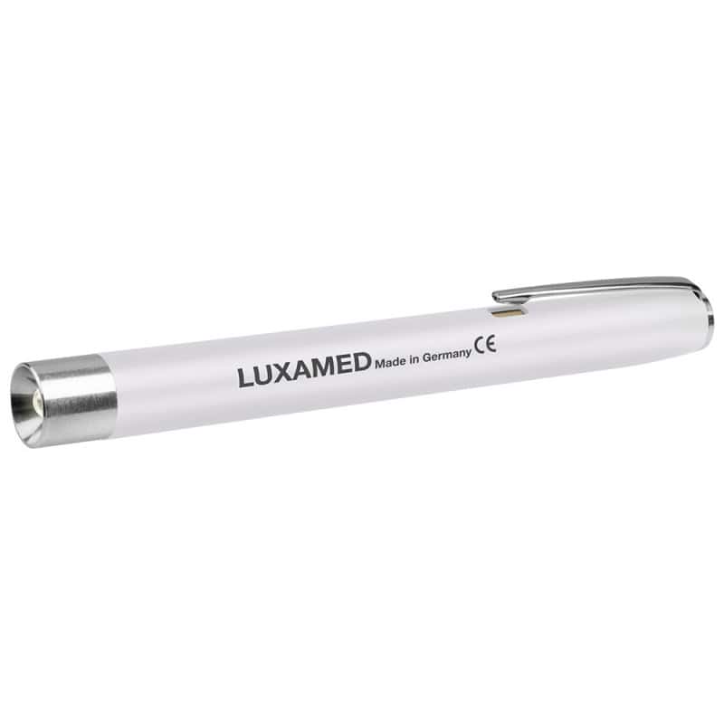 Luxamed LED-Penlight im Seitenvergleich - Darstellung von Größe und Designmerkmalen - Med-Praxisbedarf