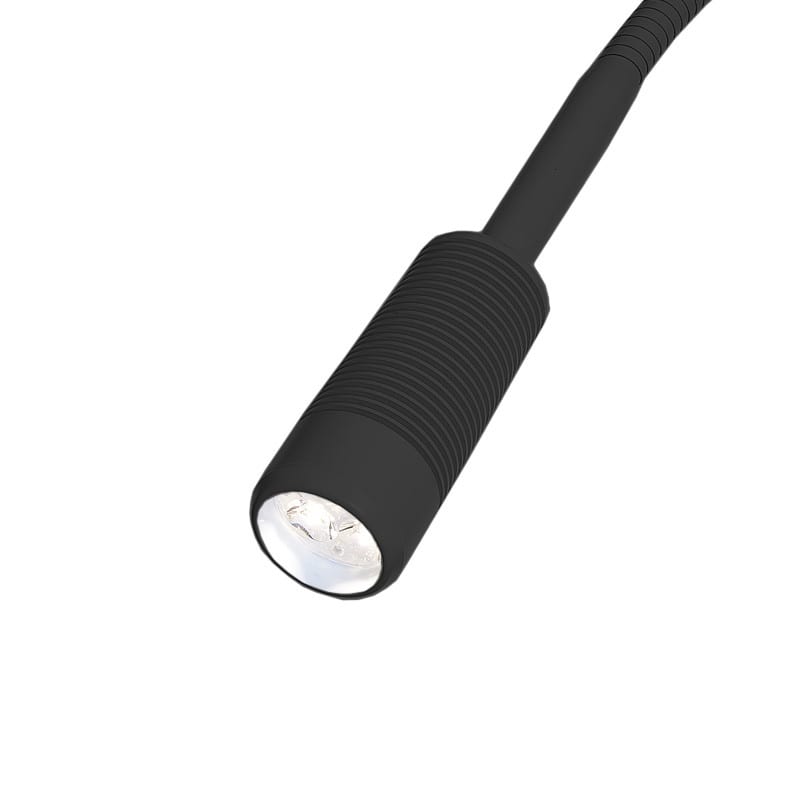 LED-Untersuchungsleuchte Luxamed - Detailaufnahme des Schwanenhalses und Lampenkopfes - Med-Praxisbedarf