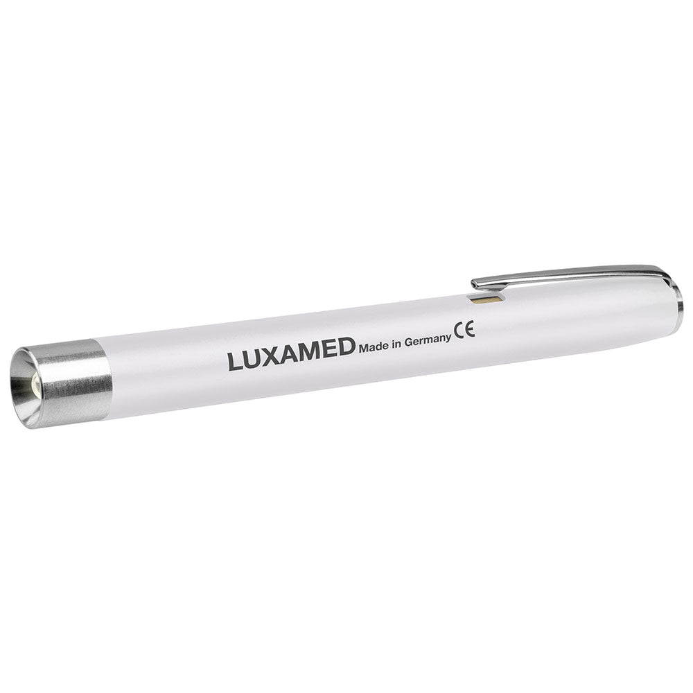 Luxamed Penlight Diagnostikleuchte - medizinische Untersuchungslampe mit Glühbirne in Nahaufnahme - Med-Praxisbedarf
