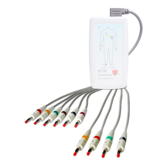 Patienten-Kabel EC-12R für Ruhe-EKG - Originalkabel für Labtech EC-12R EKG-Gerät - Med-Praxisbedarf