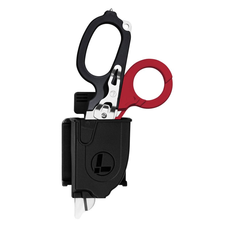 Leatherman Raptor geschlossen - kompaktes Format für den Gürtelclip, schwarze Farbe - Med-Praxisbedarf