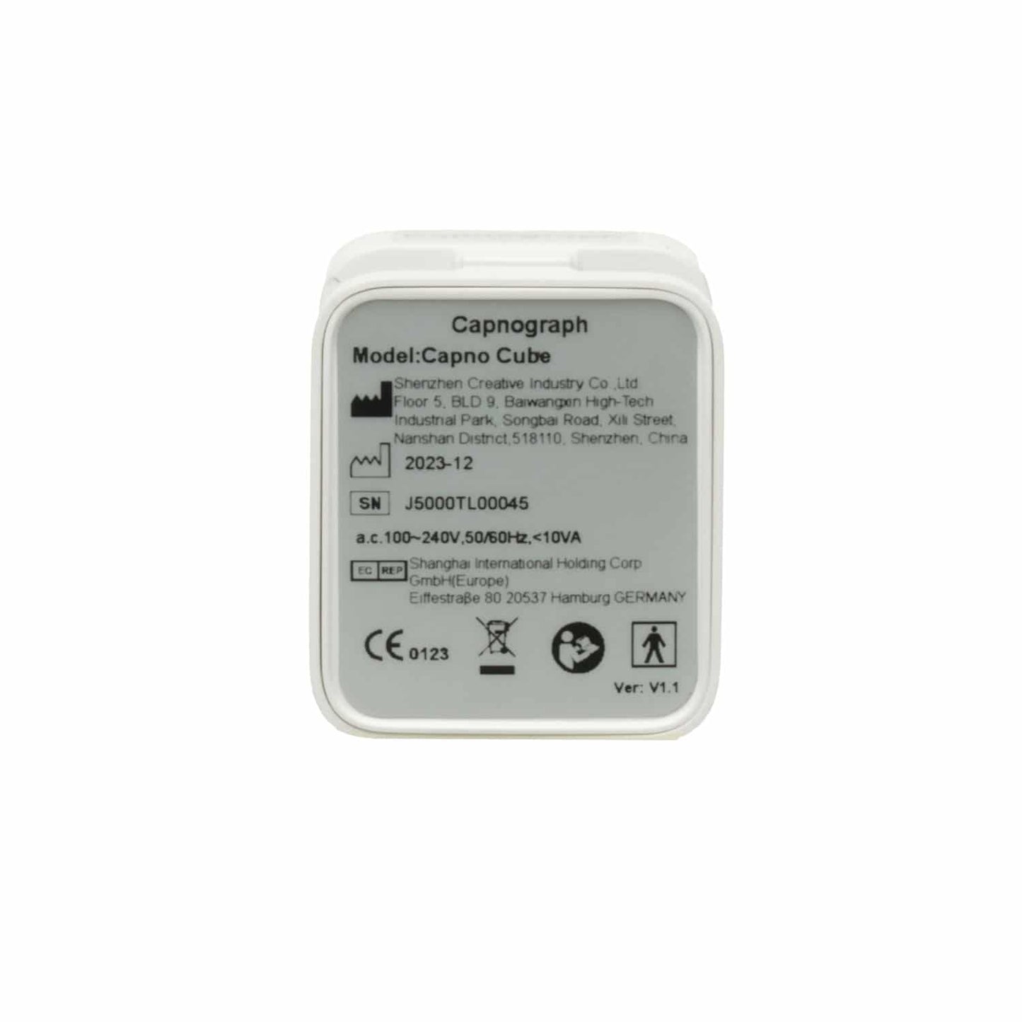 EtCO2 Monitor Capno Cube - für die Überwachung der Atemgase, tragbar - Med-Praxisbedarf