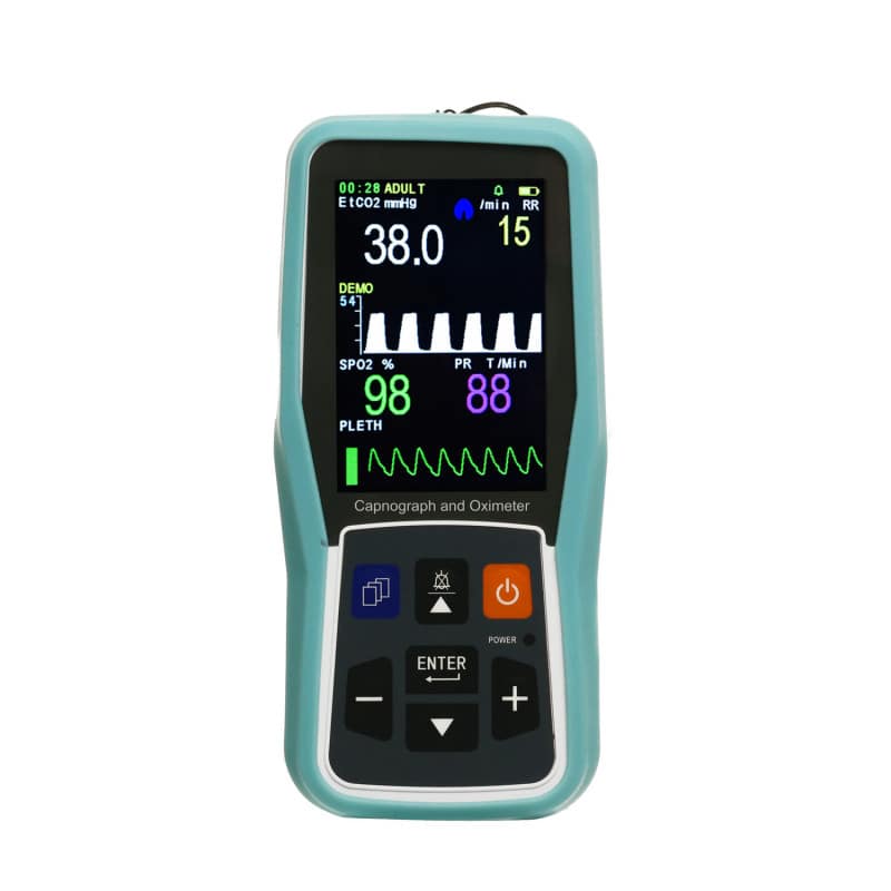 Capnograph & Oximeter PC-900B - kombiniertes Überwachungsgerät, kompakt 70x160x40mm - Med-Praxisbedarf