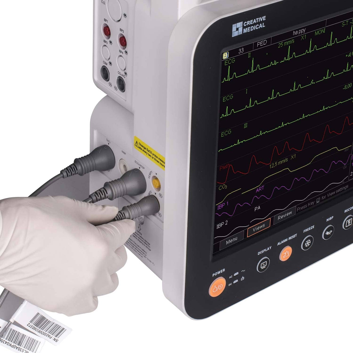 Lepu Medical K12 Monitor - tragbares Überwachungsgerät für Vitalzeichen in der Praxis - Med-Praxisbedarf