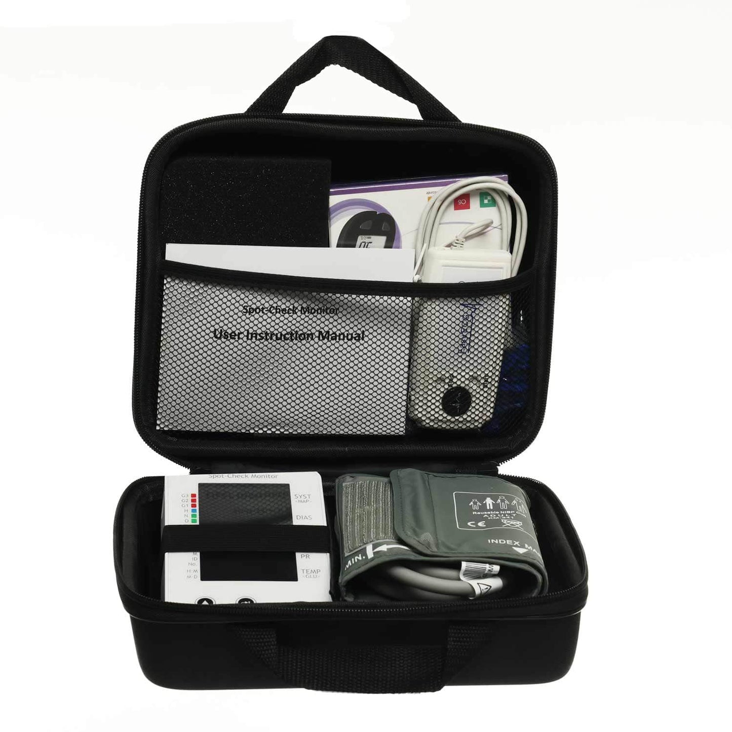 Lepu Medical PC-303 Monitor - Anschlüsse für EKG-Elektroden und Sensorschnittstellen - Med-Praxisbedarf