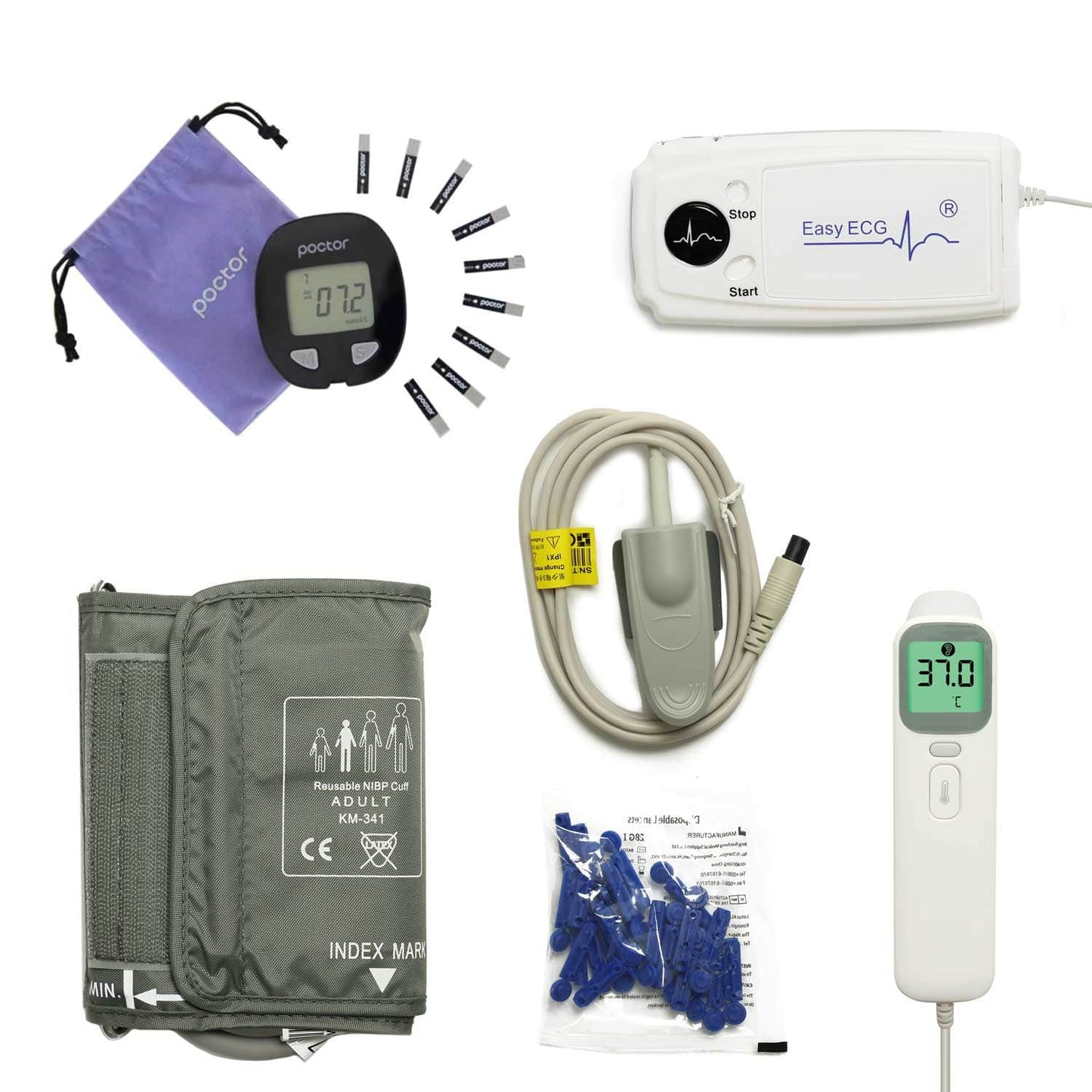 Multiparameter-Monitor PC-303 im klinischen Einsatz - Überwachung am Patientenbett - Med-Praxisbedarf