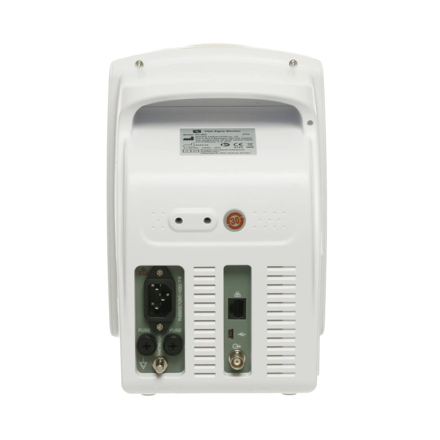 Bedienung PC-900 Plus Monitor - medizinisches Personal nutzt Touchscreen-Interface - Med-Praxisbedarf