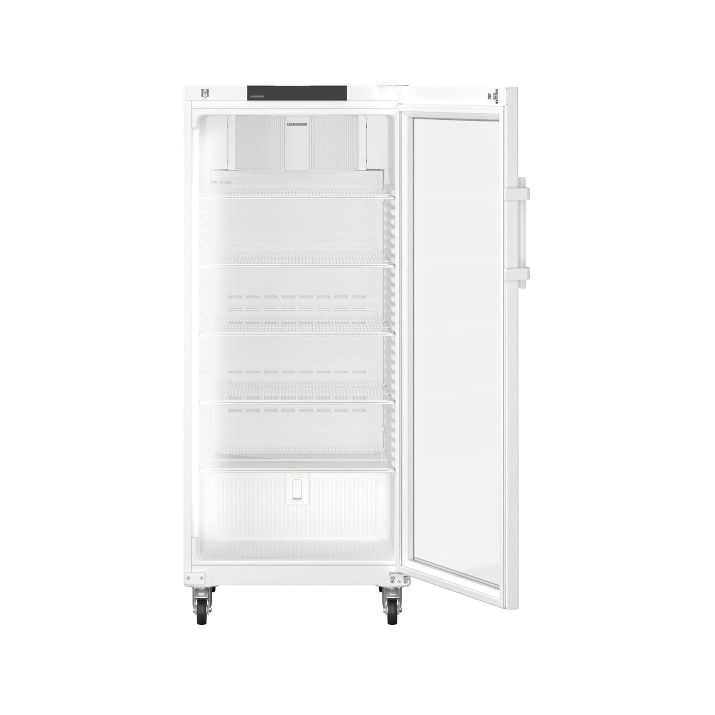 Innenansicht Liebherr HMFvh 5511 Kühlschrank - strukturierte Organisation mit Glasböden und Körben - Med-Praxisbedarf