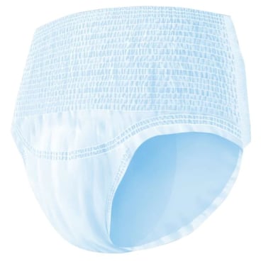 Lifemed Medi-Inn Inkontinenzhose PLUS geöffnet - zeigt innere Saugschicht und Beinbündchen - Med-Praxisbedarf