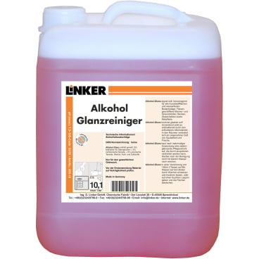 Alkohol-Glanzreiniger Linker - für gewerbliche Unterhaltsreinigung in Medizineinrichtungen - Med-Praxisbedarf