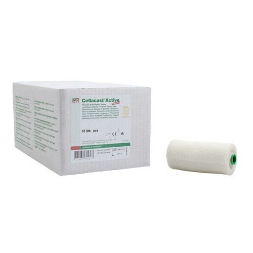 Cellacast Active Stützverband - glasfaserfrei, dünnes Polyester-Trägermaterial für die Praxis - Med-Praxisbedarf