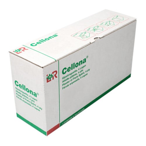 Cellona Longuette Gipslonguette - feincremiger Gipsauftrag, schnelle Longuettentechnik - Med-Praxisbedarf