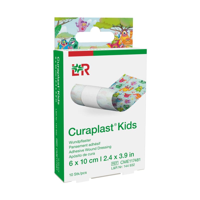 Curaplast Kids Wundpflaster - zur Versorgung kleiner Wunden bei Kindern in Kliniken und Praxen - Med-Praxisbedarf
