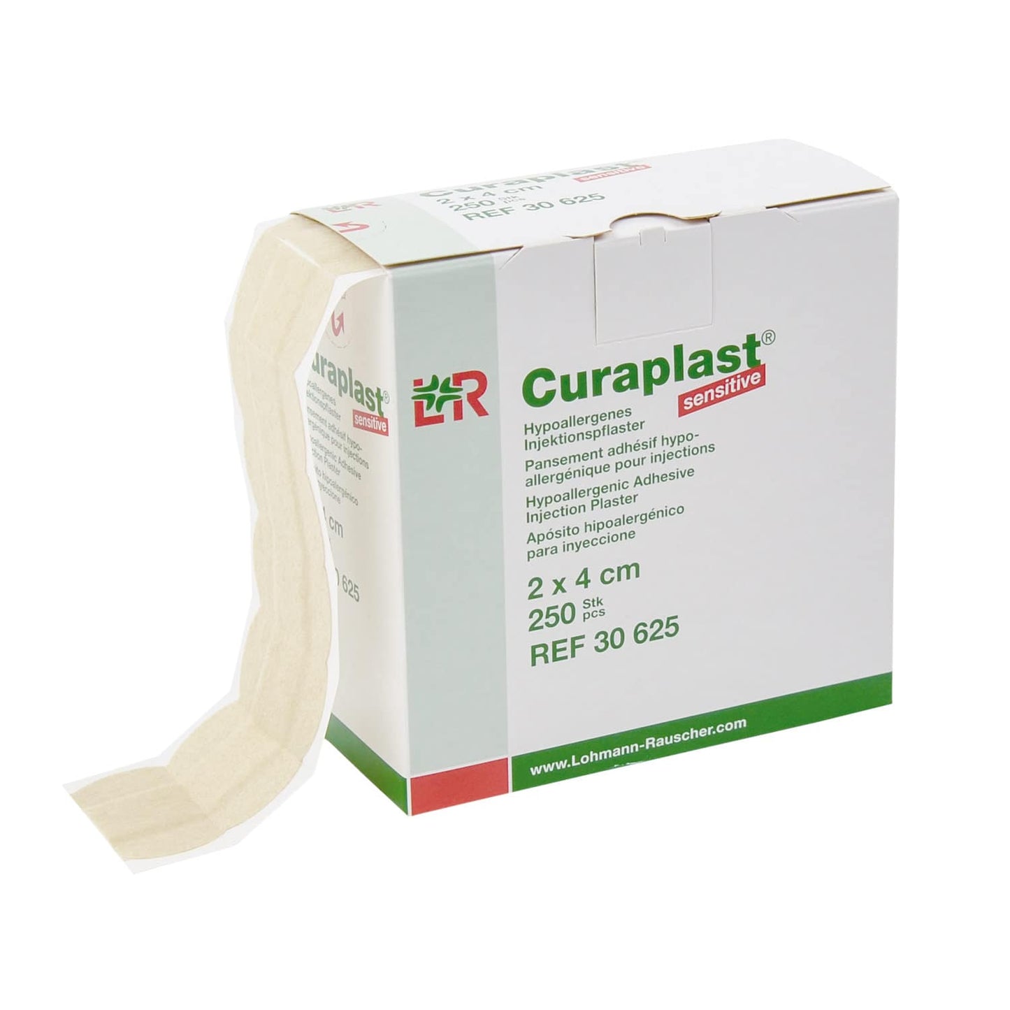 Curaplast sensitive Pflaster für Injektionen - runde Form, für sensible Haut geeignet - Med-Praxisbedarf