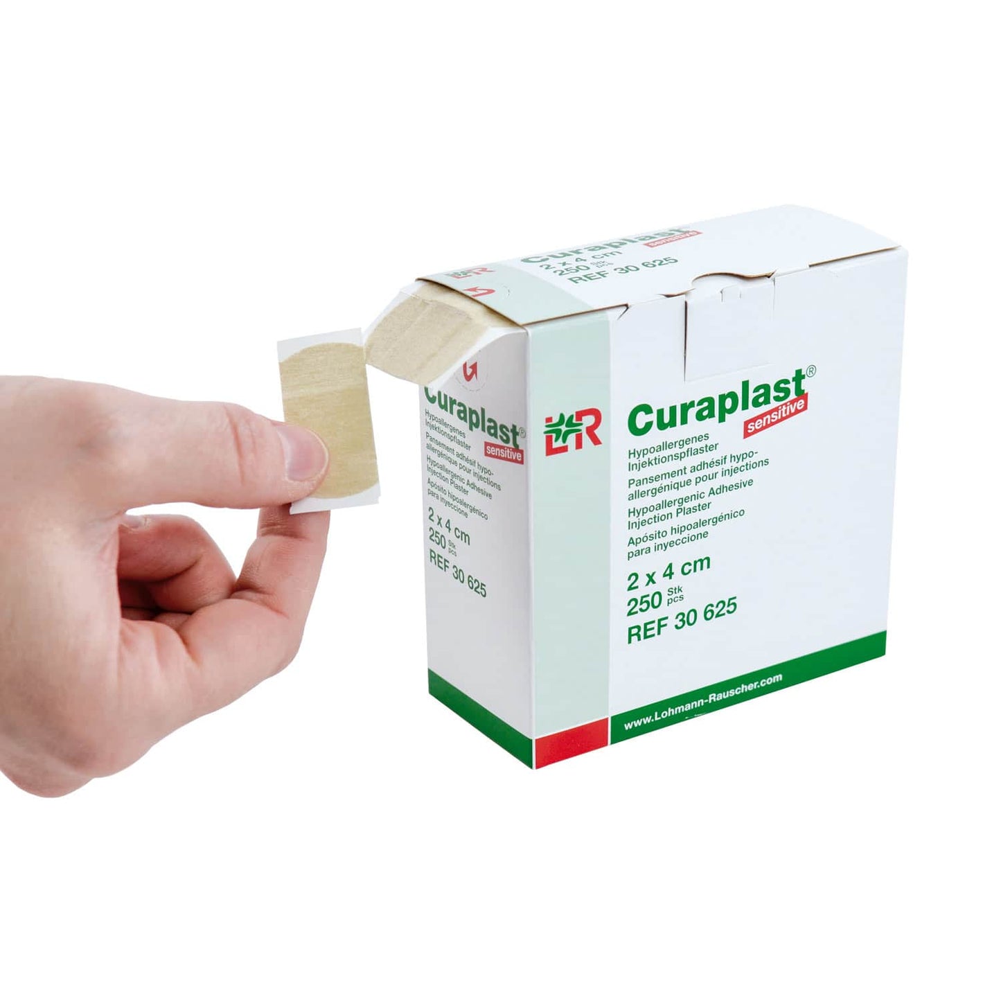 Curaplast sensitive Pflaster nach Blutabnahme - rundes Wundkissen, für empfindliche Haut - Med-Praxisbedarf