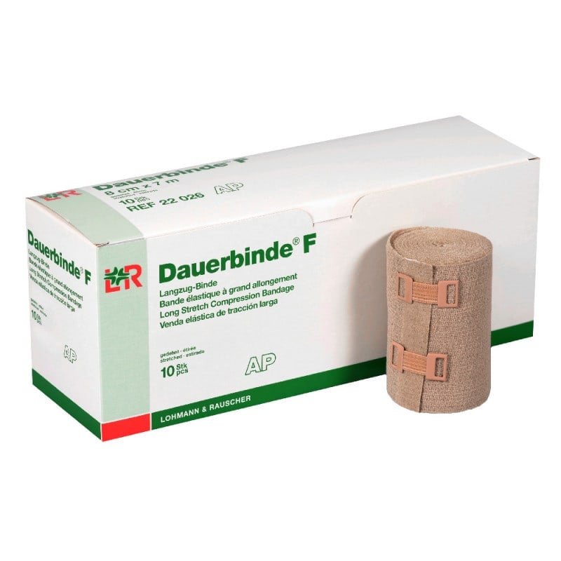 Lohmann-Rauscher Dauerbinde - Wiederverwendbare Langzugbinde mit hohem Ruhedruck - Med-Praxisbedarf