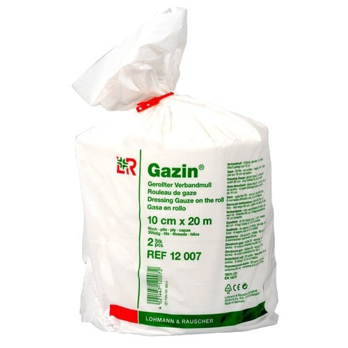 Verbandmull Gazin - Vielseitiges Produkt für Verbände aller Art, gute Saugfähigkeit - Med-Praxisbedarf