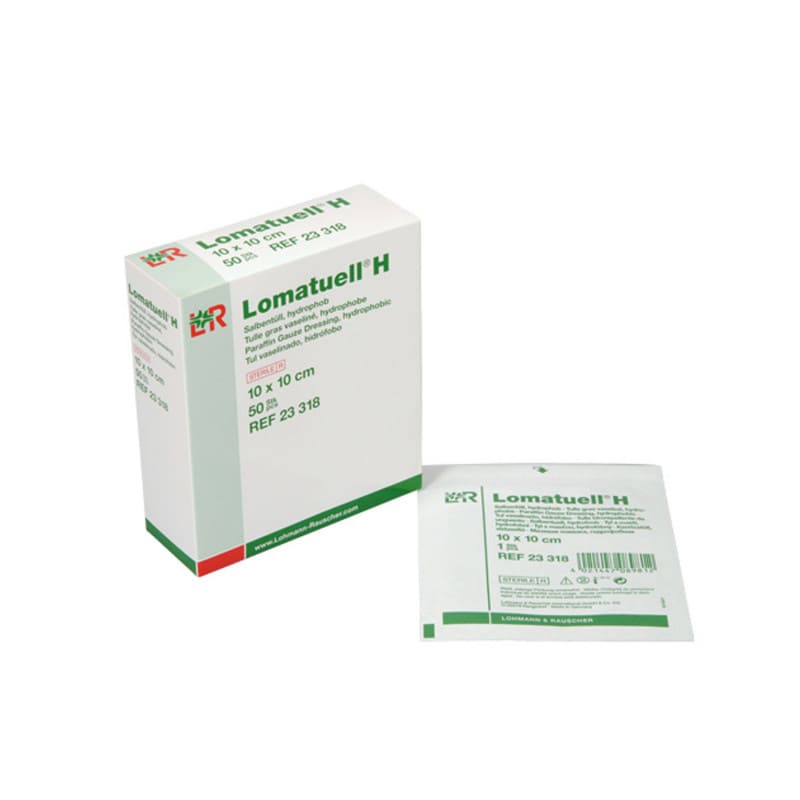 Lomatuell H Salbentüll von Lohmann-Rauscher - wirkstofffreier Verband für sterile Wundabdeckung - Med-Praxisbedarf