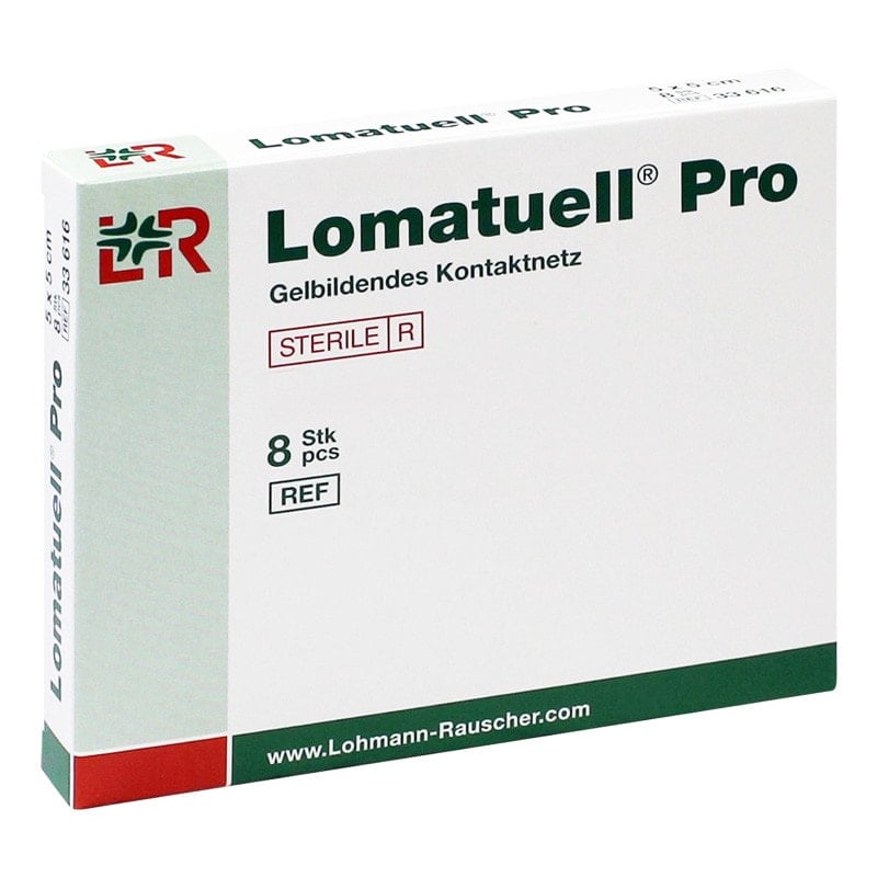 Lomatuell PRO Gelbildendes Kontaktnetz - Polyesterfaser-Gittertüll für die moderne Wundversorgung - Med-Praxisbedarf