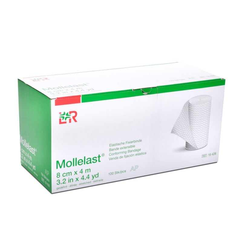 Mollelast Fixierbinde elastisch - hautverträgliche Fixierbinde für den medizinischen Einsatz von Lohmann-Rauscher - Med-Pr...