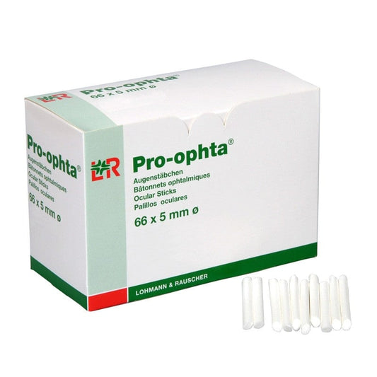 Pro-ophta Augenstäbchen - spezielle Tupfer zum Präparieren in der Ophthalmochirurgie - Med-Praxisbedarf