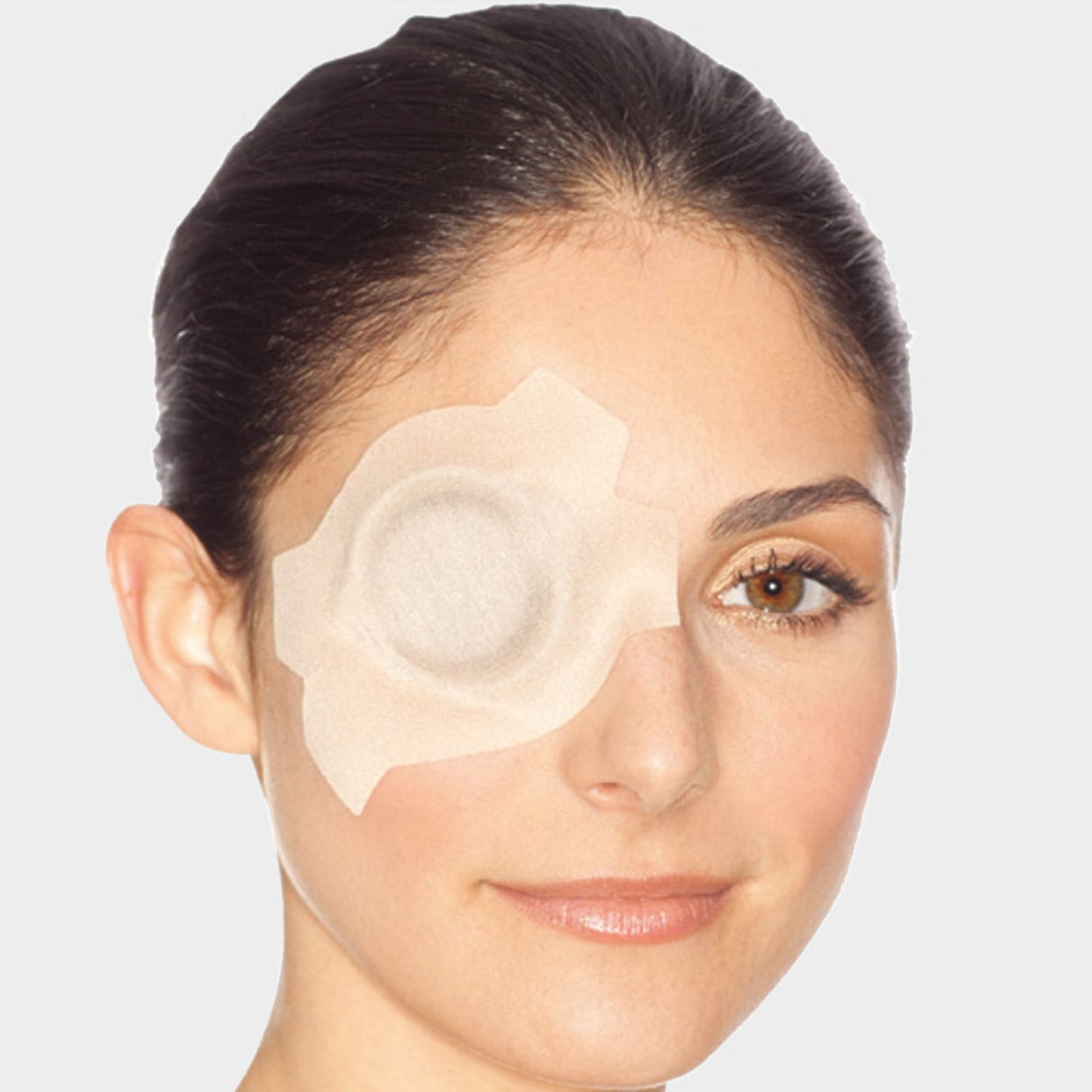 Pro-ophta Augenverband D von oben - dunkler Verband zur Lichteindämmung nach Eingriffen - Med-Praxisbedarf