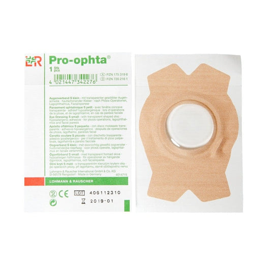 Pro-ophta Augenverband S - elastischer Uhrglasverband für Augenschutz nach Operationen - Med-Praxisbedarf