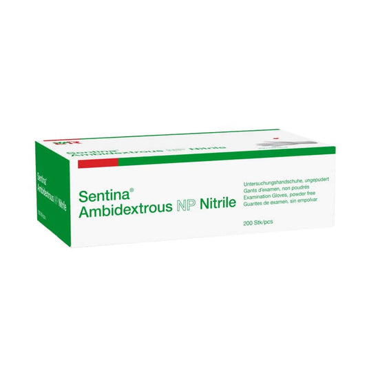 Nitril-Handschuhe Sentina® Ambidextrous Nitrile - puderfrei, hautfreundlich und weich - Med-Praxisbedarf