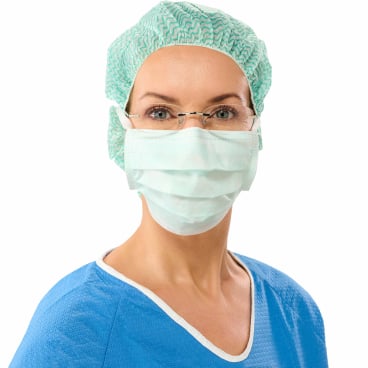 AntiFog OP-Maske für Brillenträger im Detail - Sentinex® Classic mit Beschlagschutz - Med-Praxisbedarf