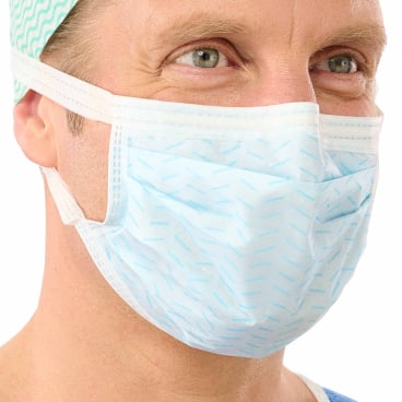 Unsterile OP Maske Sentinex ExtraPlus - zum Binden, aus Vliesmaterial für hohen Tragekomfort - Med-Praxisbedarf