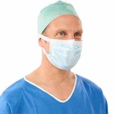 Sentinex ExtraPlus OP Maske zum Binden - unsteril, breiterer Schnitt für besseren Sitz - Med-Praxisbedarf