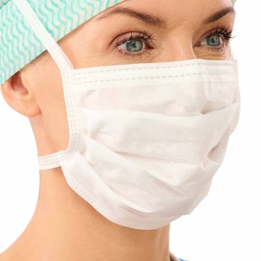 Hypoallergene OP Maske Sentinex Sensitive - zum Binden, unsteril und ohne Bindemittel - Med-Praxisbedarf