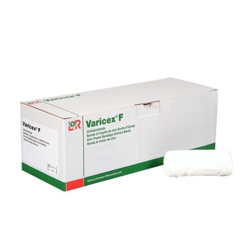 Varicex F Zinkleimverband - starrer Verband mit hohem Feuchtigkeitsgehalt, gebrauchsfertig von Lohmann-Rauscher - Med-Prax...